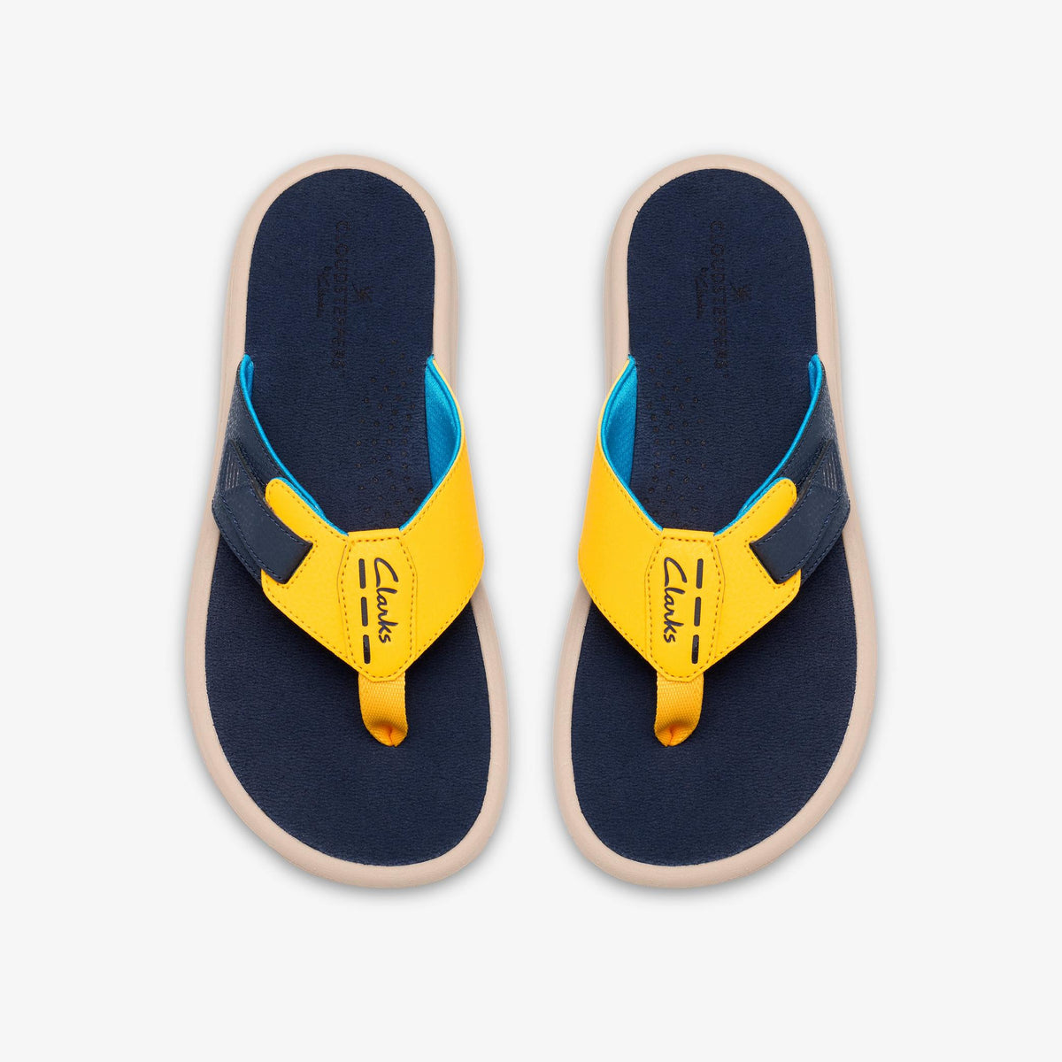 Men's Breeze Flip Flops Yellow Combination - US 9304