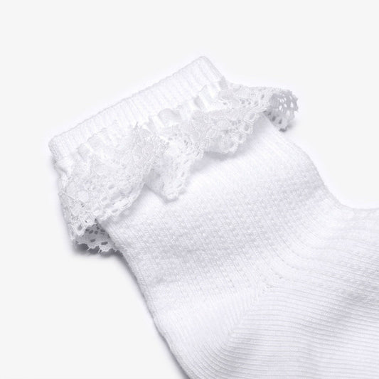 Frilly Socks White 4 Pack 1-2 Years White | Clarks US