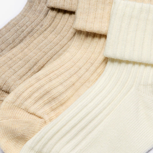 Beige Socks 4 Pack 6-12 months Beige Combination | Clarks Onsale
