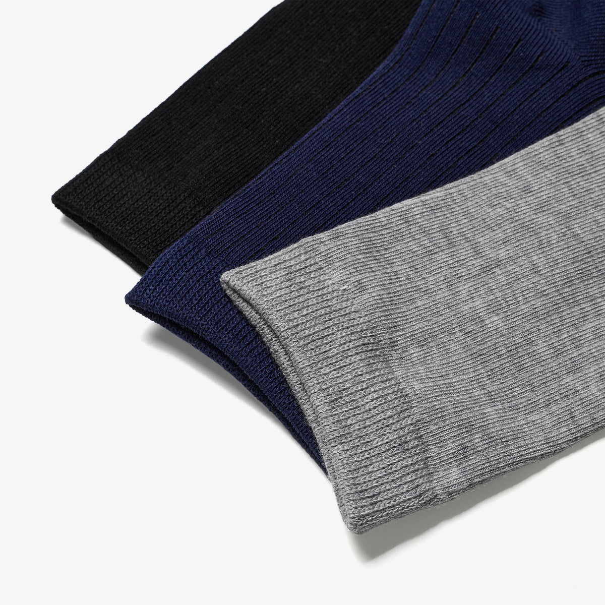 3 Pack Crew Sock Black Multicolour - US 4023