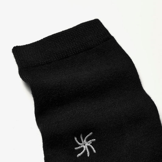 Cloudsteppers 3 Pack Crew Socks Black - US 5867