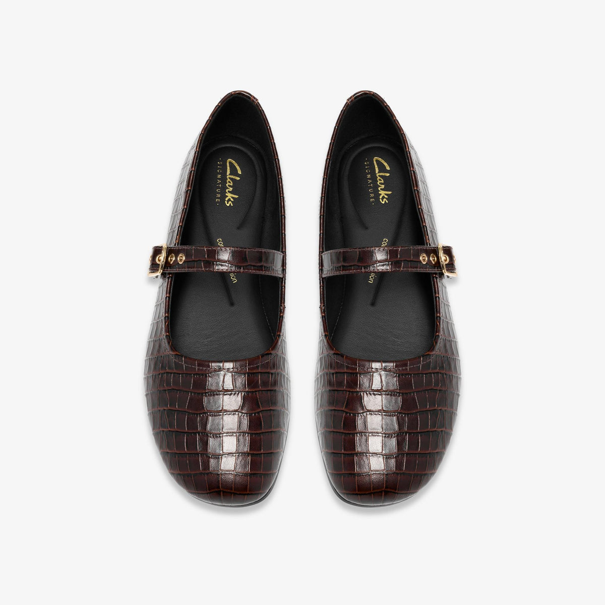 Livia Jane Dark Brown Crocodile - US 3304
