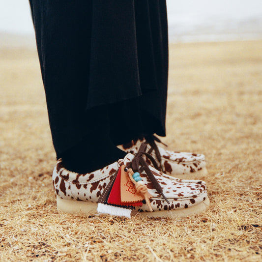 Wallabee Brown Cow Print - US 0531