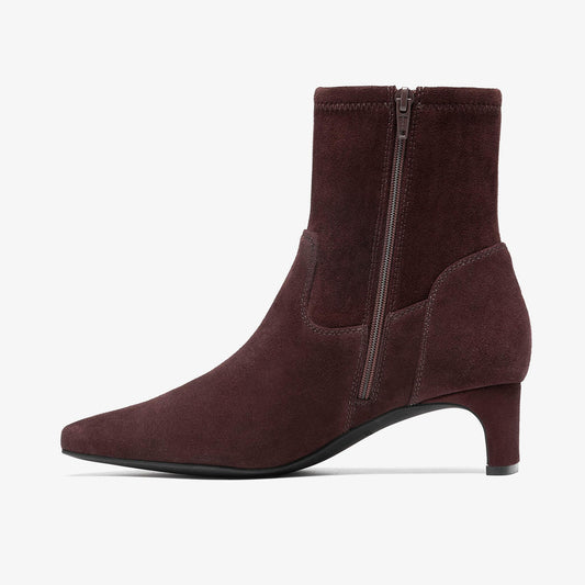 Edina Stretch Brown Suede - US 8802