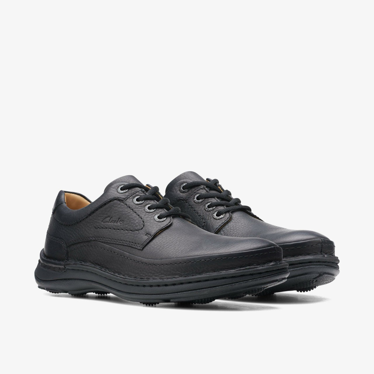 Nature Three Black Leather | Clarks Sale