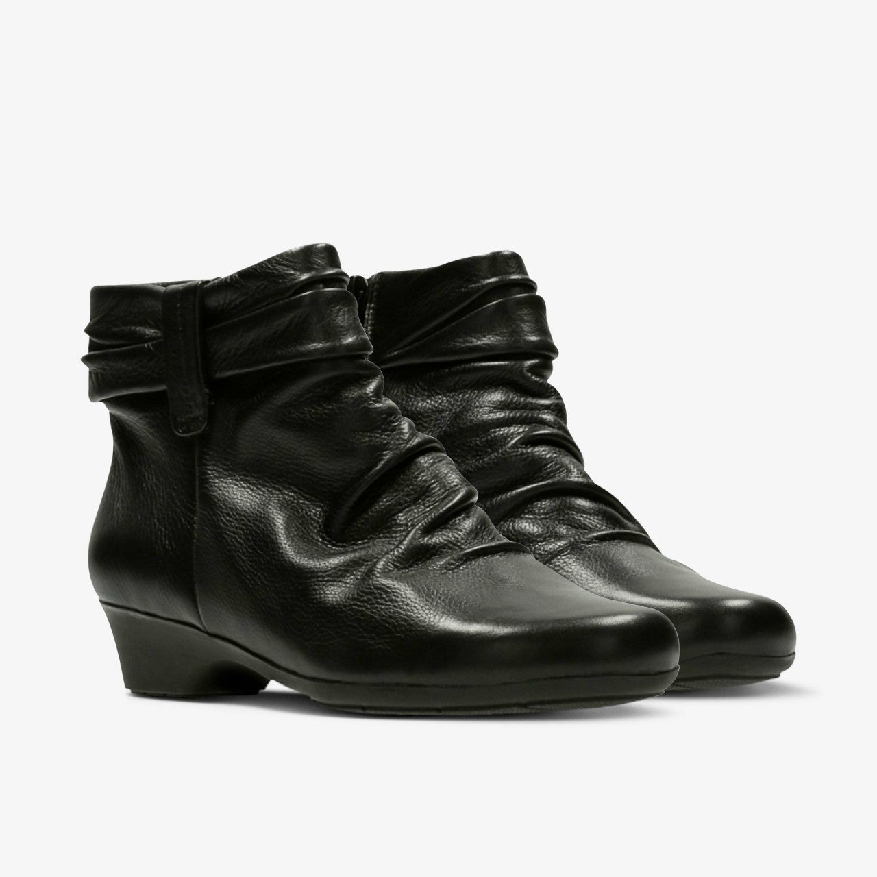 Matron Ella Ankle Boot Black Leather | Clarks