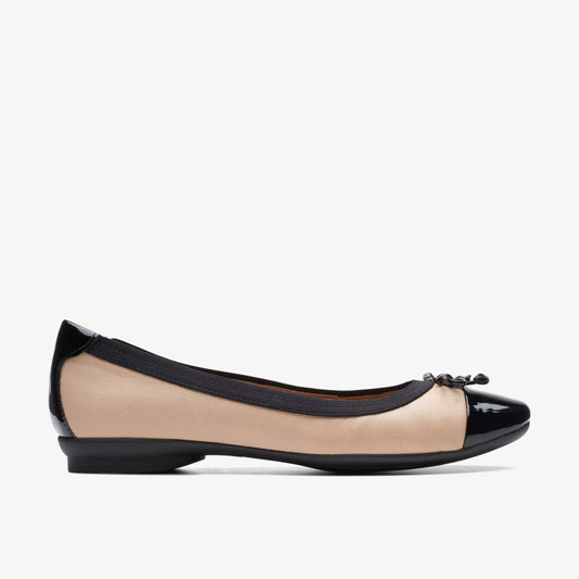 Candra Glow Praline Leather | Clarks