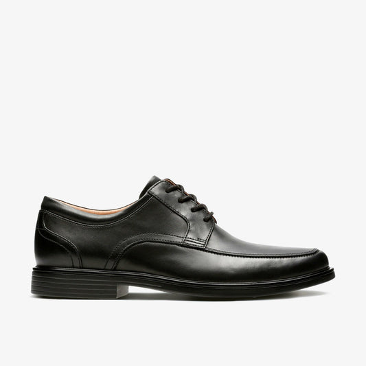 Un Aldric Park Black Leather | Clarks Onsale