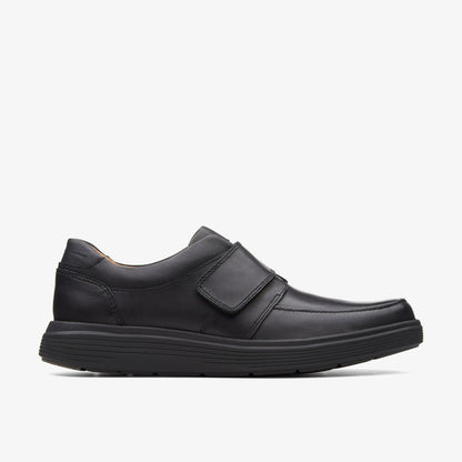 Un Abode Strap Loafer Black Leather | Clarks