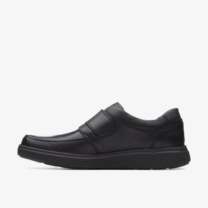 Un Abode Strap Loafer Black Leather | Clarks