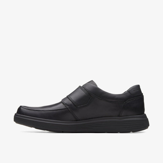 Un Abode Strap Loafer Black Leather | Clarks