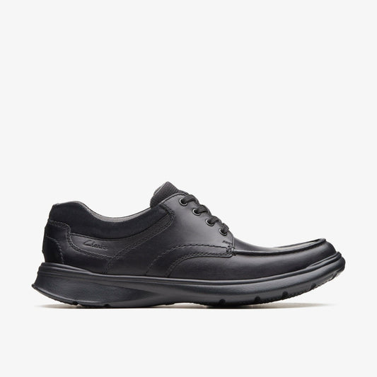 Cotrell Edge Black Smooth Leather | Clarks For Sale