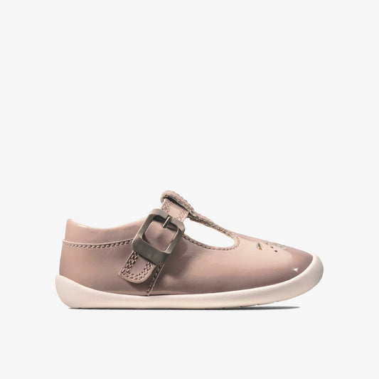 Roamer Star Toddler Pink Patent | Clarks Discount