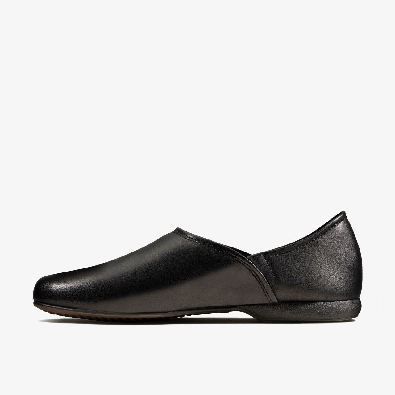 Harston Elite Slipper Black Leather | Clarks
