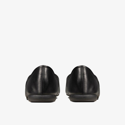 Harston Elite Slipper Black Leather | Clarks