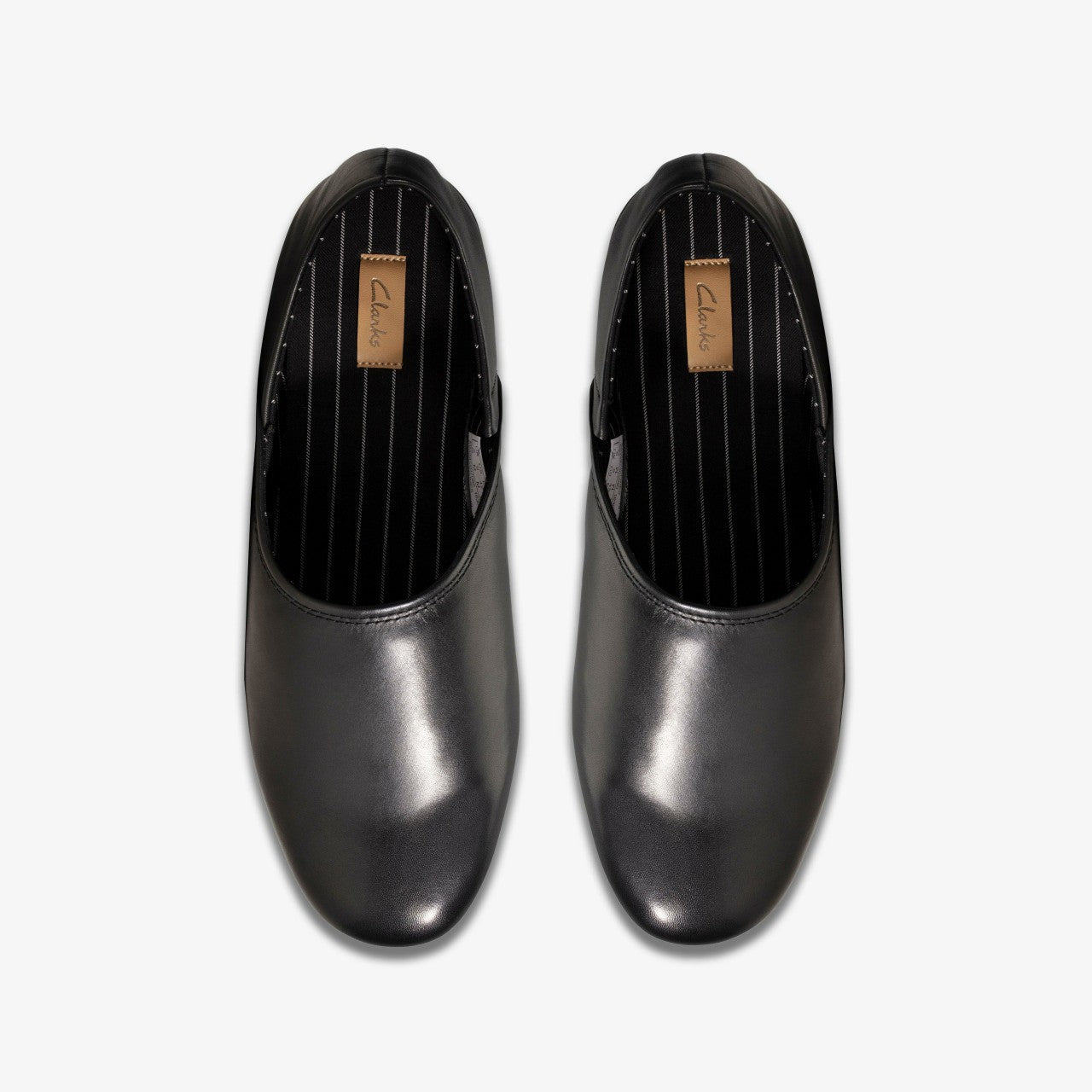 Harston Elite Slipper Black Leather | Clarks