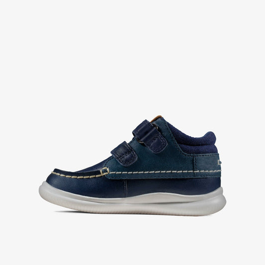 Crest Tuktu Toddler Navy Leather | Clarks Onsale