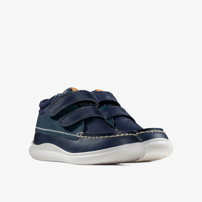 Crest Tuktu Toddler Navy Leather | Clarks Onsale