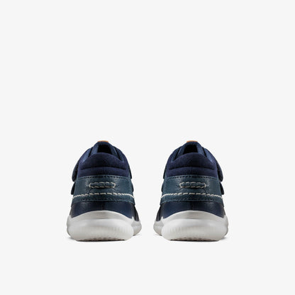 Crest Tuktu Toddler Navy Leather | Clarks Onsale