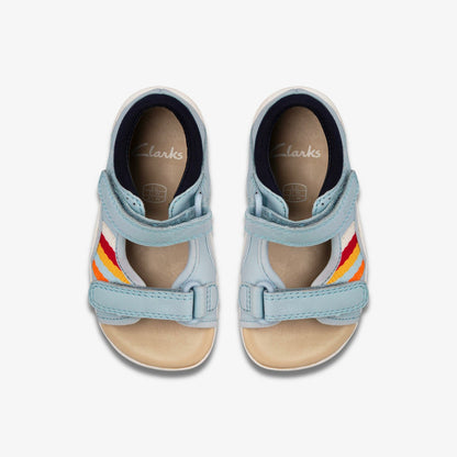 Zora Beau Toddler Light Blue | Clarks Discount