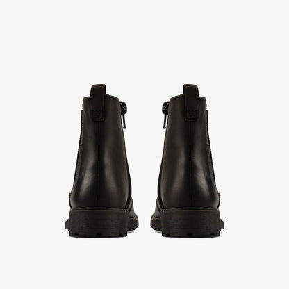 Astrol Orin Kid Black Leather | Clarks Discount