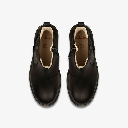 Astrol Orin Kid Black Leather | Clarks Discount