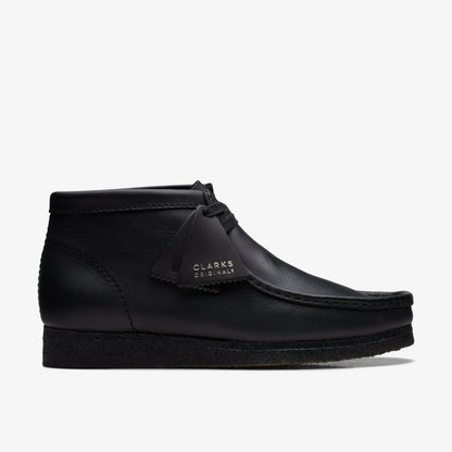 Wallabee Boot Black Leather | Clarks US