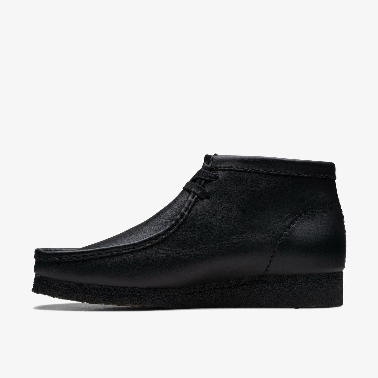Wallabee Boot Black Leather | Clarks US