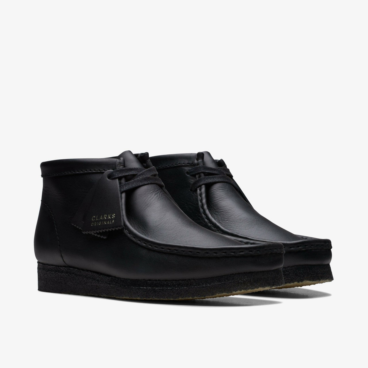 Wallabee Boot Black Leather | Clarks US