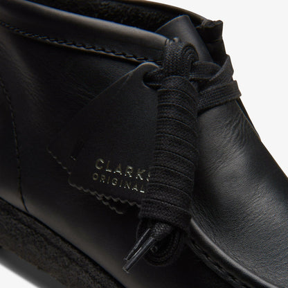 Wallabee Boot Black Leather | Clarks US
