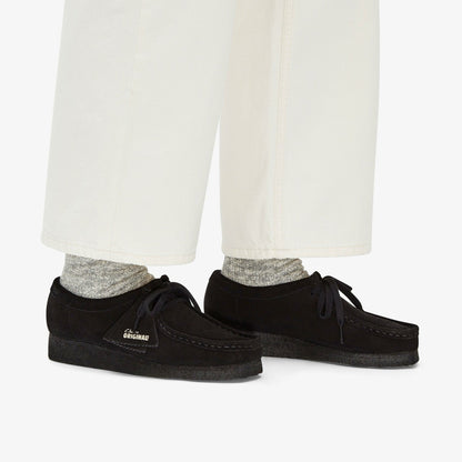 Wallabee Black Suede | Clarks