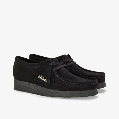 Wallabee Black Suede | Clarks