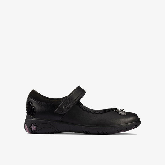 Sea Shimmer Toddler Black Leather | Clarks Onsale