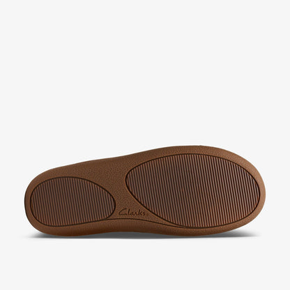 Home Mocc Slipper Navy Suede | Clarks For Sale