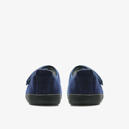 King Riptape Slipper Navy | Clarks Onsale
