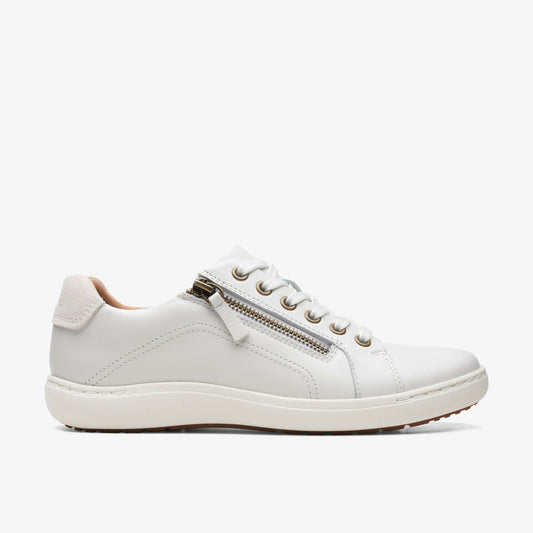 Nalle Lace White Leather | Clarks Sale
