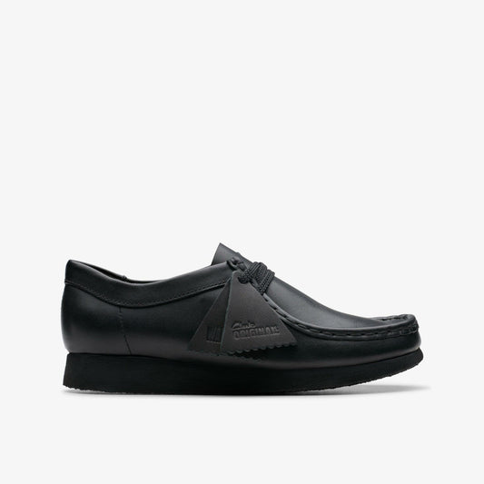 Wallabee Older Black Leather | Clarks Sale