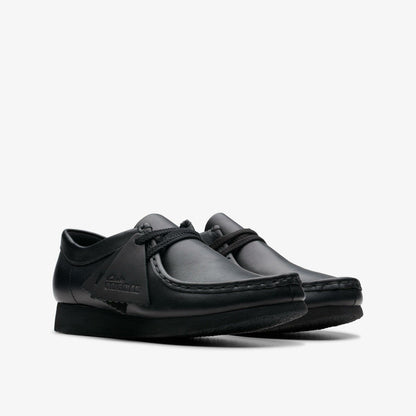 Wallabee Older Black Leather | Clarks Sale