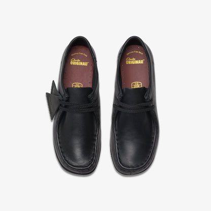 Wallabee Kid Black Leather - US 7190