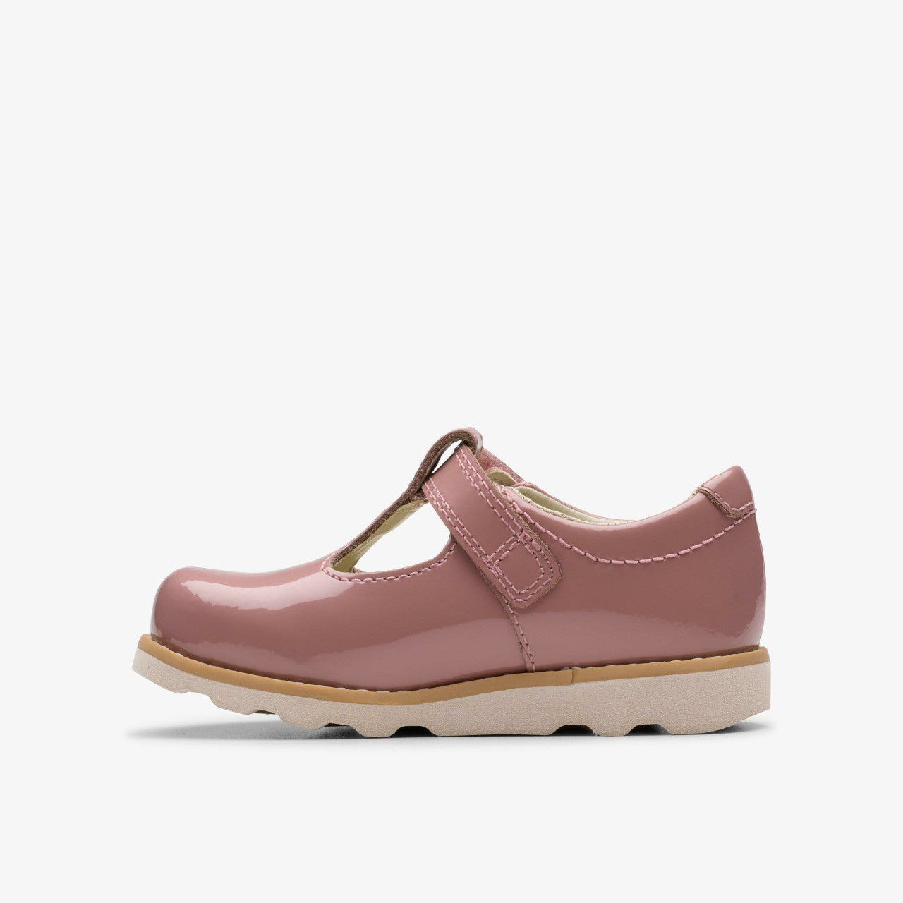 Crown Teen Toddler Dusty Pink Patent | Clarks For Sale