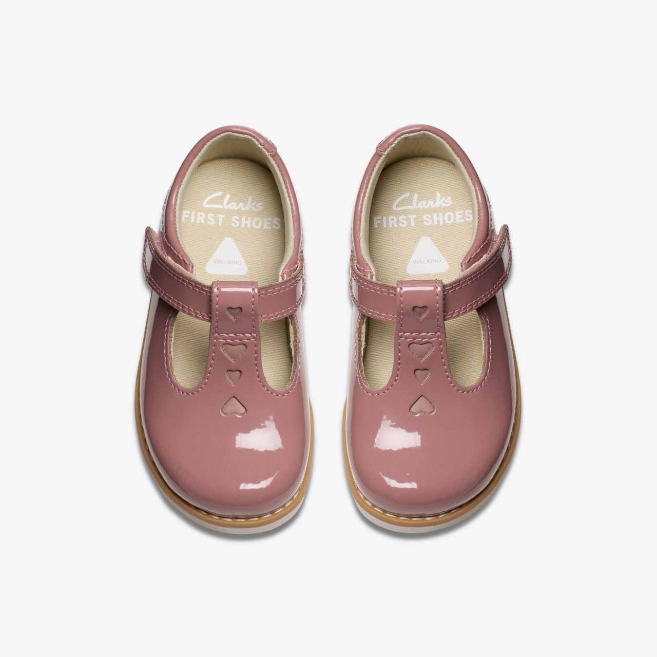 Crown Teen Toddler Dusty Pink Patent | Clarks For Sale