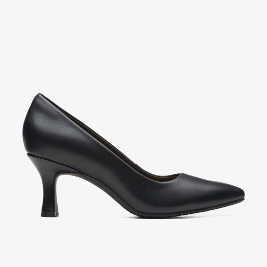 Kataleyna Gem Black Leather | Clarks
