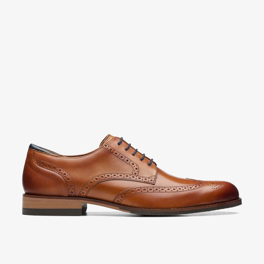 Craft Arlo Limit Brogue Tan Leather | Clarks