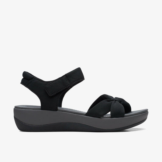 Arla Shore Black Textile | Clarks Onsale