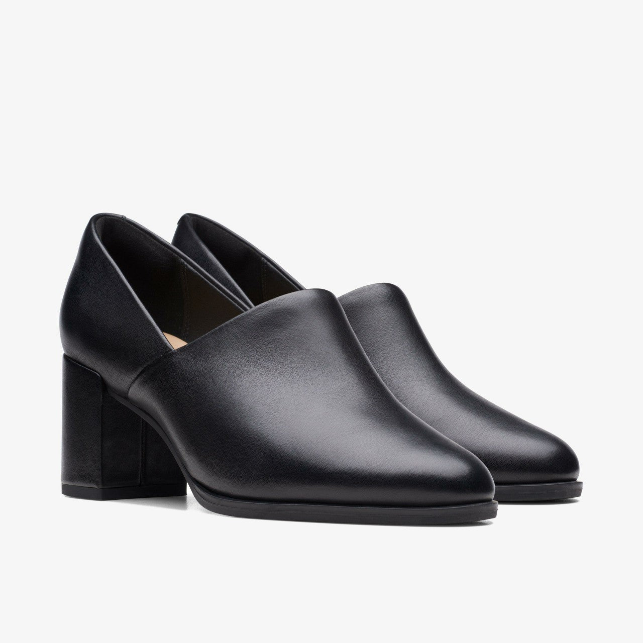 Freva 55 Lily Black Leather | Clarks For Sale