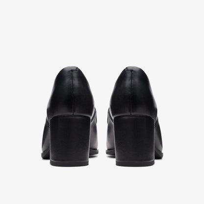 Freva 55 Lily Black Leather | Clarks For Sale