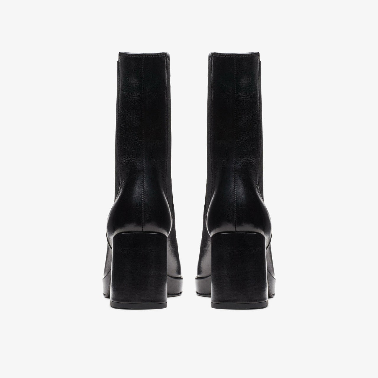 Pique Up Black Leather | Clarks