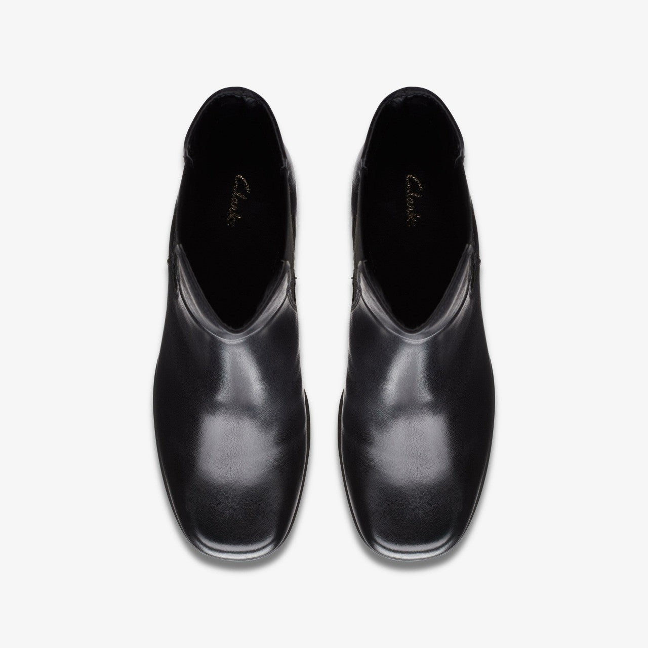 Pique Up Black Leather | Clarks
