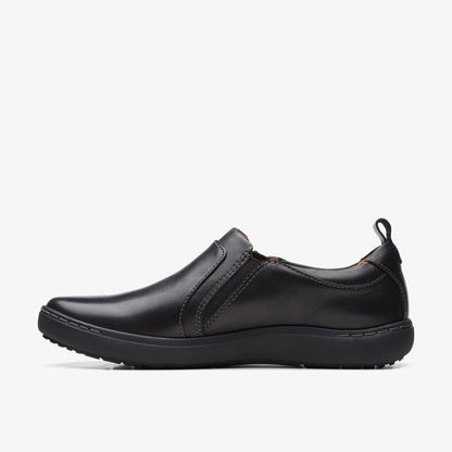 Nalle Lilac Black Leather | Clarks Onsale
