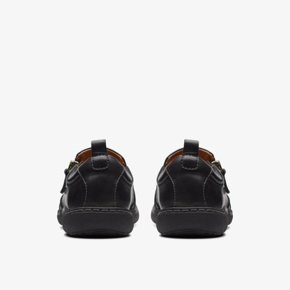 Nalle Lilac Black Leather | Clarks Onsale